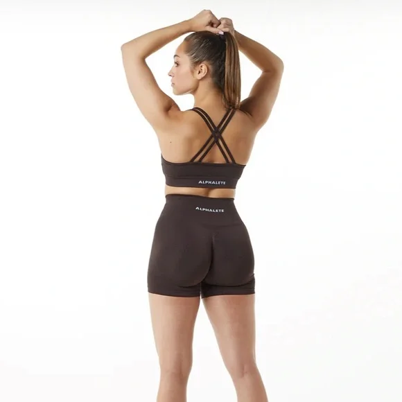 Alphalete revival bra - chocolate - Picture 4 of 4